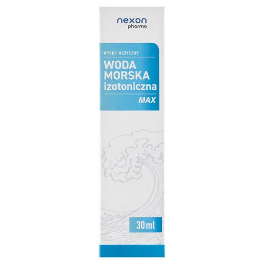 Woda morska izotoniczna Max, spray do nosa, 30ml