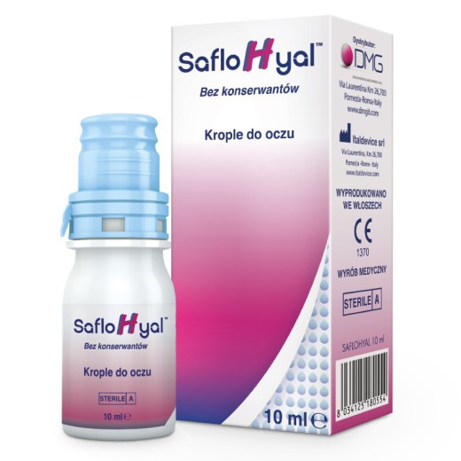 Saflohyal, krople do oczu, 10 ml