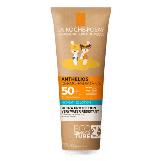 La Roche-Posay Anthelios Dermo-Pediatrics, ochronne mleczko do twarzy i ciała dla niemowląt i dzieci, SPF 50+, 250 ml