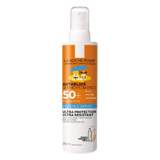 La Roche-Posay Anthelios Dermo-Pediatrics, niewidoczny spray ochronny dla dzieci, SPF 50+, 200 ml