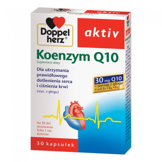 Doppelherz Aktiv, Koenzym Q10, 30 kapsułek