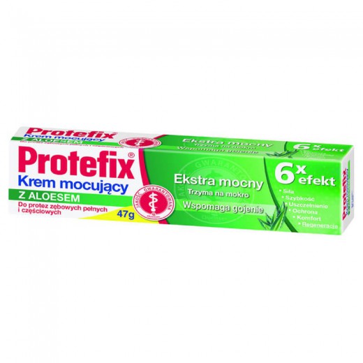Protefix, krem mocujący z Aloesem, 47g