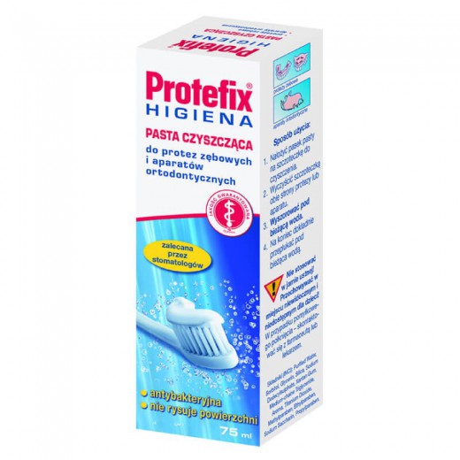 Protefix Higiena, pasta czyszcząca do protez, 75ml