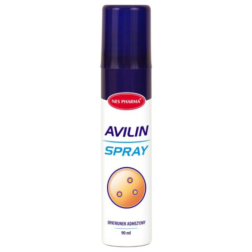Avilin Spray, opatrunek adhezyjny w sprayu, sterylny, 90 ml