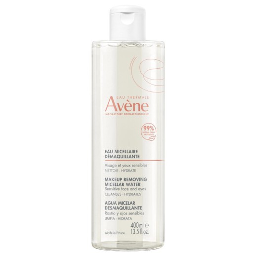 Avene, płyn micelarny do demakijażu twarzy, oczu i ust, skóra wrażliwa, 400 ml