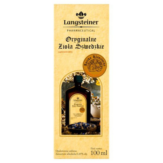 Oryginalne zioła szwedzkie, Langsteiner, 100ml
