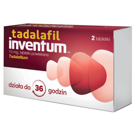 Tadalafil Inventum 10 mg, 2 tabletki powlekane