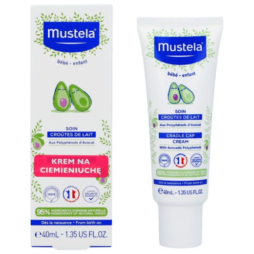 Mustela Bebe Enfant, krem na ciemieniuchę, 40 ml
