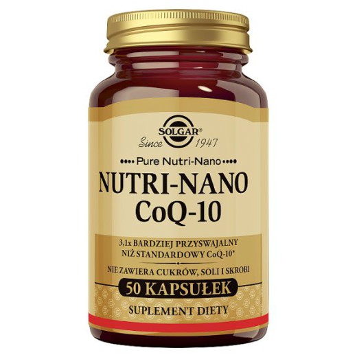 Solgar Nutri Nano CoQ10, kapsułki, 50 szt.