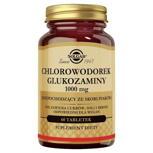 Solgar Chlorowodorek Glukozaminy 1000 mg, tabletki, 60 szt.