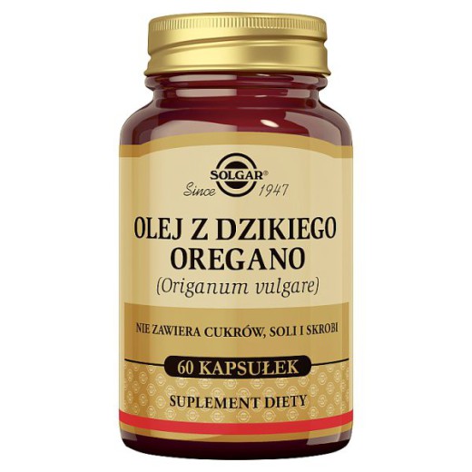 Solgar Olej z dzikiego Oregano, kapsułki, 60 szt.