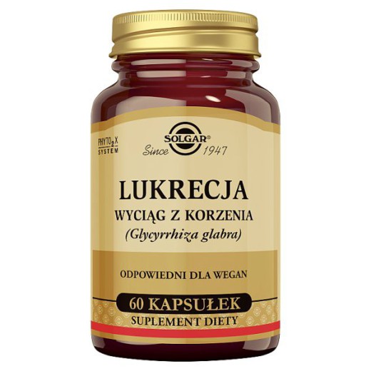 Solgar Lukrecja, kapsułki, 60 szt.