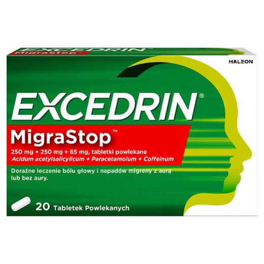 Excedrin Migra Stop, 20 tabletek