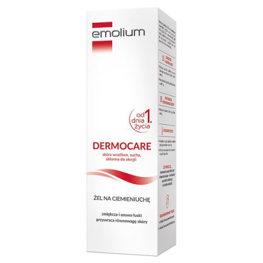 Emolium Dermocare, zmiękczający żel na ciemieniuchę, od urodzenia, 100 ml