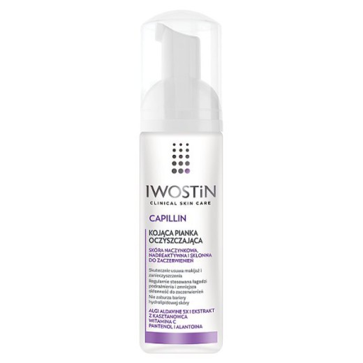 Iwostin Capillin, oczyszczająca pianka na naczynka, 165 ml