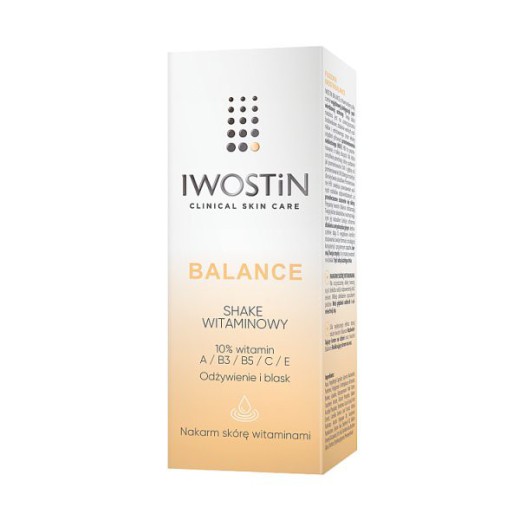 Iwostin Balance, shake witaminowy do twarzy, 30 ml