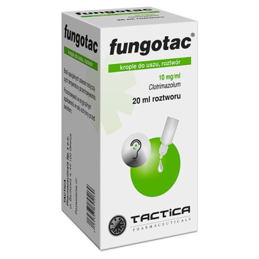 Fungotac, krople do uszu, 20ml