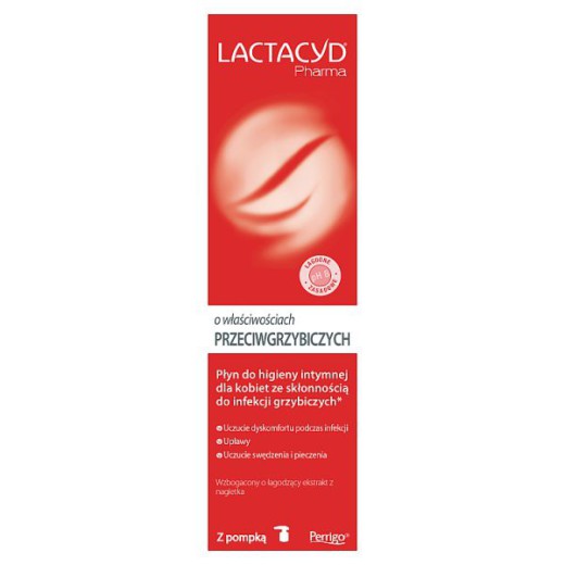Lactacyd Pharma, płyn ginekologiczny przeciwgrzybiczy, 250ml