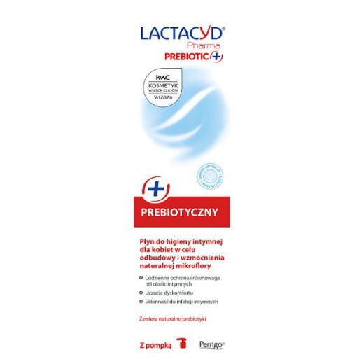 Laktacyd Pharma PREBIOTIC+, płyn do higieny intymnej, 250ml