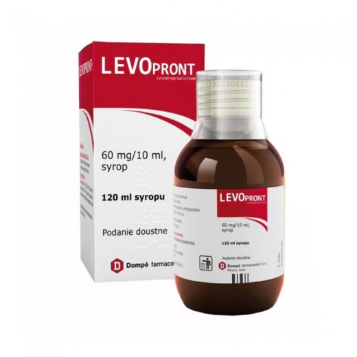Levopront 60 mg/ 10 ml, syrop, 120 ml