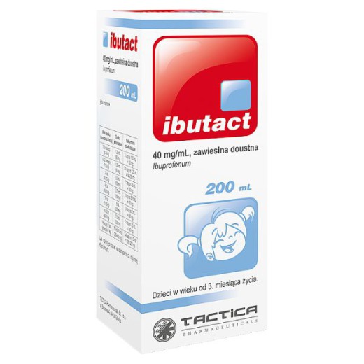 Ibutact 40mg/ml, zawiesina doustna, 200ml