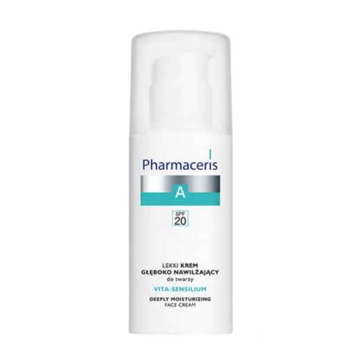 PHARMACERIS A, Vita Sensilium, krem głęboko nawilżający do twarzy, SPF20, 50ml