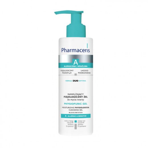 PHARMACERIS A, Physiopuric, żel fizjologiczny, nawilżający do mycia twarzy i oczu, 190ml