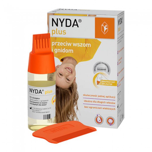 Nyda Plus, spray przeciw wszom i gnidom, 100ml