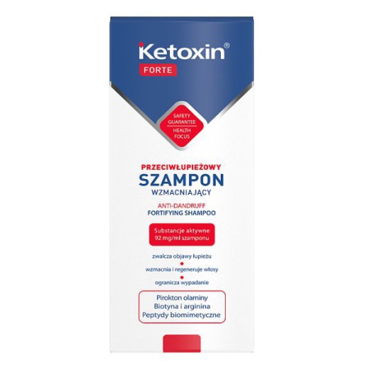 Ketoxin forte szampon przeciwłupieżowy wzmacniający, 200ml