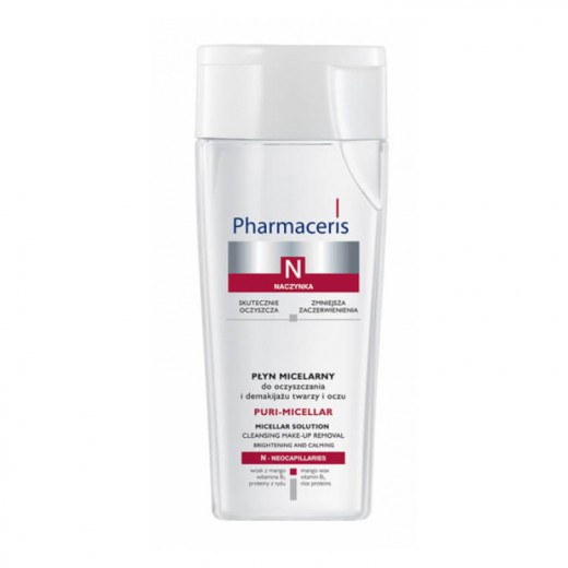 PHARMACERIS N, Puri Micellar, płyn micelarny do oczyszczania i demakijażu twarzy i oczu, 200ml