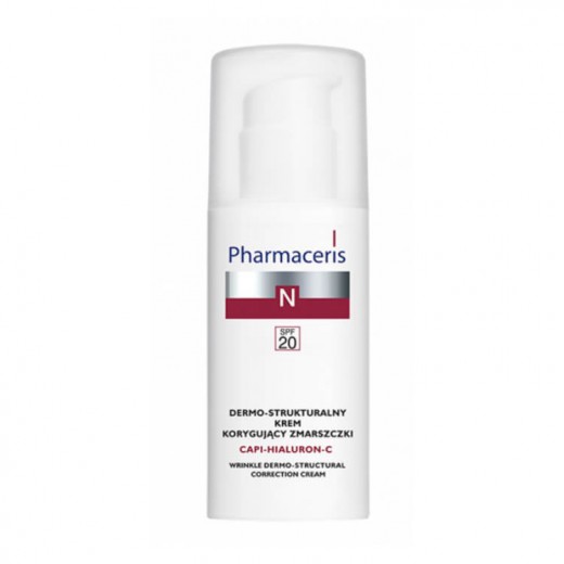 PHARMACERIS N, Capi-Hialuron-C, krem dermo-strukturalny korygujący zmarszczki, 50ml