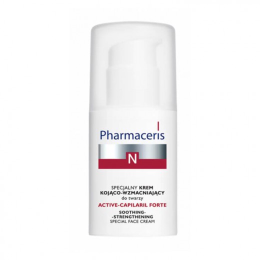 PHARMACERIS N, Active Capilaril Forte, krem kojąco wzmacniający do twarzy, 30ml