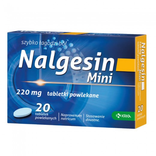 Nalgesin Mini 220 mg, 20 tabletek