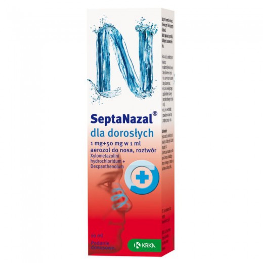 SeptaNazal dla dorosłych, aerozol do nosa, 10ml
