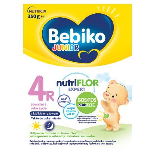 Bebiko 4 Junior, mleko modyfikowane, po 2 roku życia, 350 g