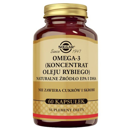 Solgar Omega 3 EPA i DHA, kapsułki, 60 szt.