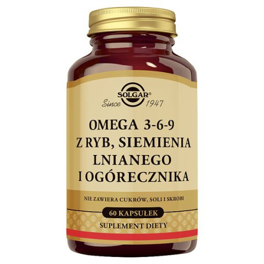 Solgar Omega 3-6-9, kapsułki, 60 szt.