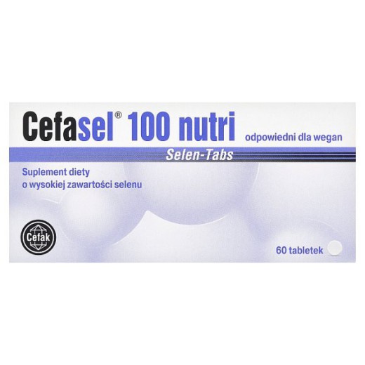 Cefasel 100 Nutri, 60 tabletek