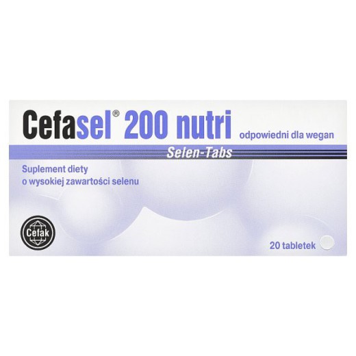 Cefasel 200 Nutri Selen-Tabs, 20 tabletek