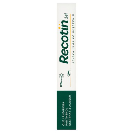 Recotin żel, po ukąszeniach owadów, 20 ml
