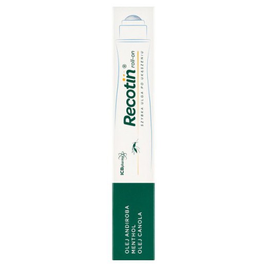 Recotin, roll-on na ukąszenia owadów, 15 ml