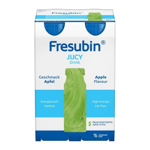 Fresubin Jucy Drink, płyn o smaku jabłkowym, 4 x 200 ml