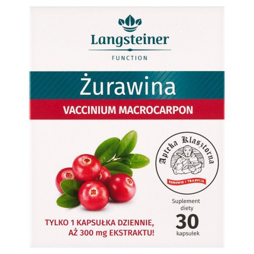 Langsteiner Żurawina, 30 kapsułek