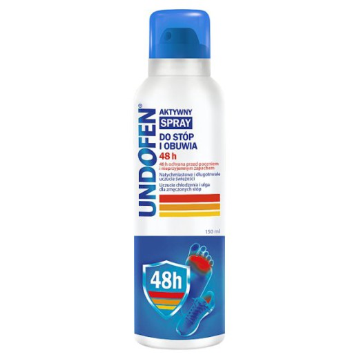 Undofen, aktywny spray 4w1 do stóp i obuwia 150ml
