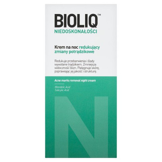 Bioliq Specialist Niedoskonałości, krem na noc redukujący zmiany potrądzikowe, 30 ml