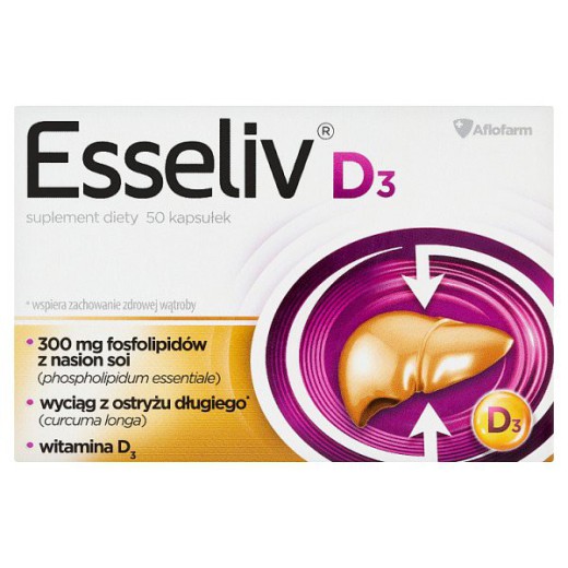 Esseliv D3, 50 kapsułek