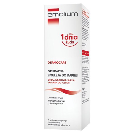 Emolium Dermocare, emulsja do kąpieli od 1 dnia życia, 200 ml