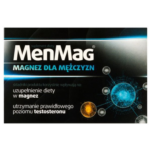 MenMAG, magnez dla mężczyzn, 30 tabletek