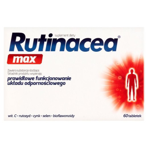 Rutinacea Max, 60 tabletek