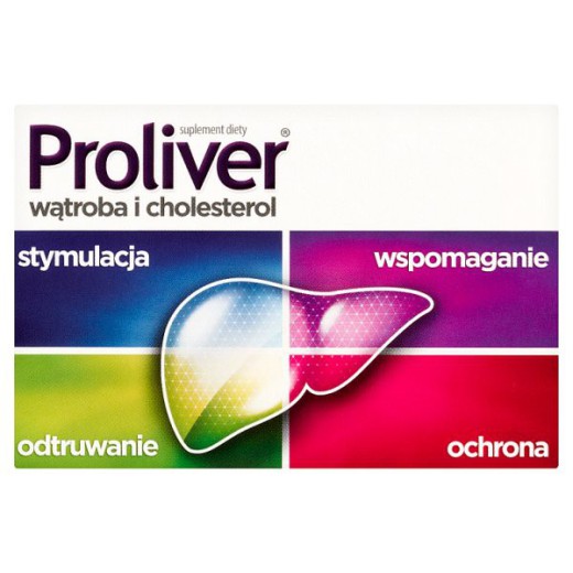 Proliver Wątroba i Cholesterol, 30 tabletek